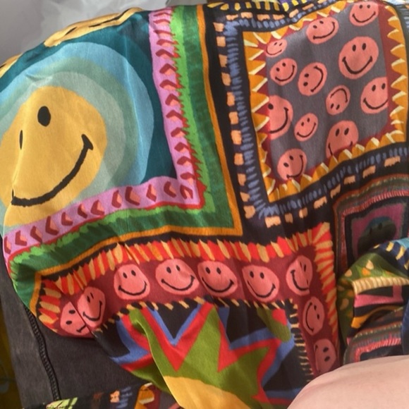 Smiley x Farm Rio one shoulder midi dress - Picture 6 of 6